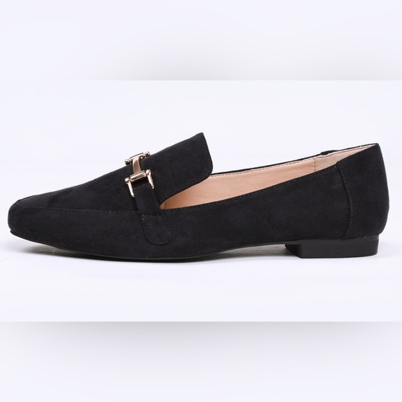 Feversole‎ Women's Fashion Trim Deco Loafer Flats Faux Suede - Picture 6 of 7